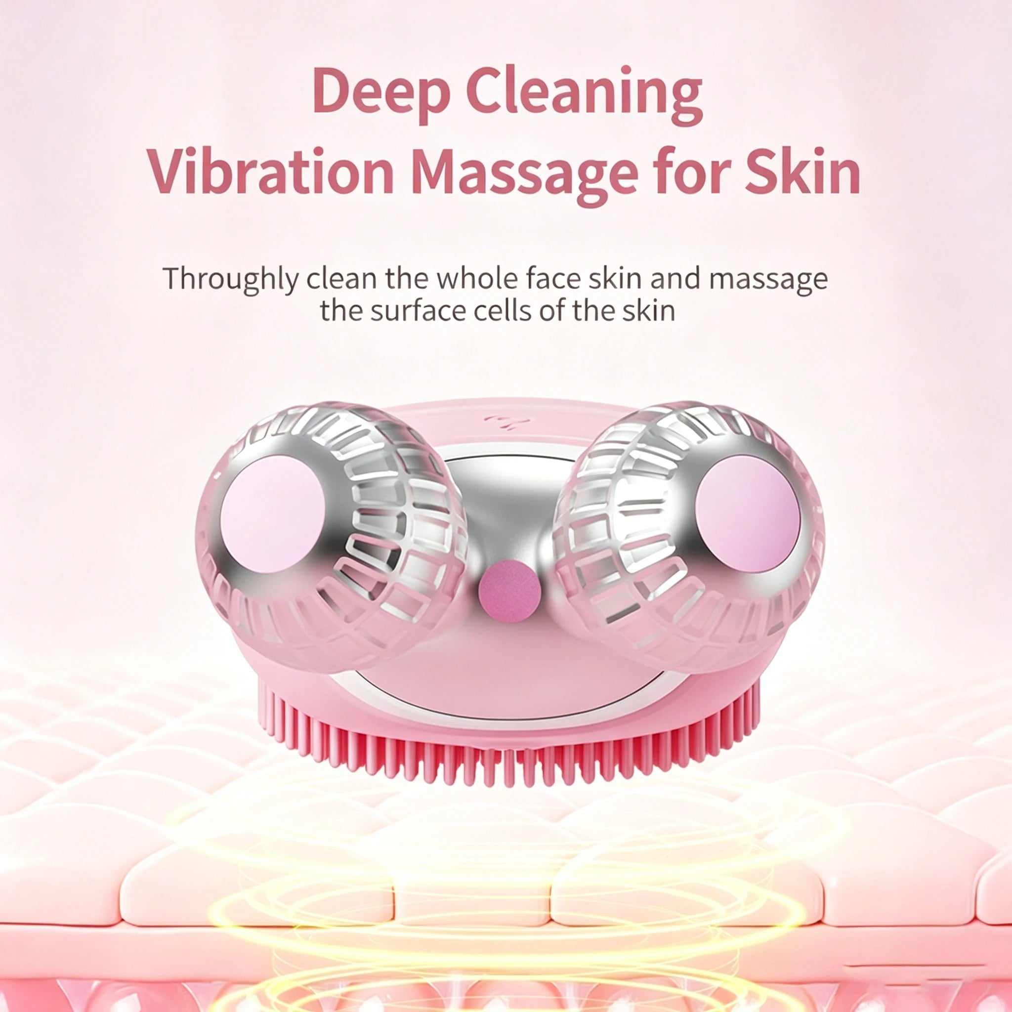 Brosse Massage & Nettoyage 2-en-1
